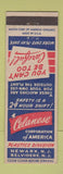 Matchbook Cover - Celanese Corp Plastics Newark Belvidere NJ