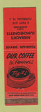 Matchbook Cover - Miebach's Lunch Paterson NJ WORN RED