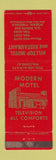 Matchbook Cover - Hilltop Motel Restaurant Doran VA WEAR