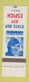 Matchbook Cover - Jeff Espich State Rep Election IN Indiana