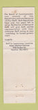 Matchbook Cover - Arthur Reiff Commissioner Election Hamilton OH WORN