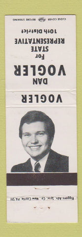 Matchbook Cover - Dan Vogler State Rep Election Lawrence County PA