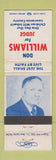 Matchbook Cover - Don Williams for Judge Lawrence County PA WEAR