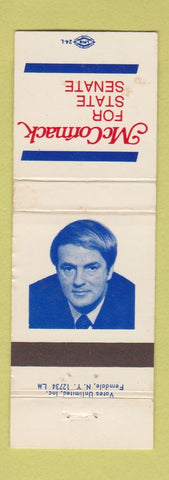Matchbook Cover - McCormack for State Senate Election WEAR