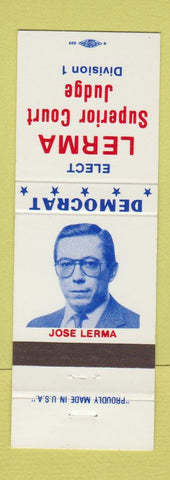 Matchbook Cover - Jose Lerma Superior Court Judge Nogales? AZ
