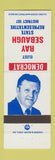 Matchbook Cover - Ray Sebaugh State Rep Election