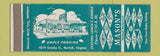 Matchbook Cover - Mason's Seafood Restaurant Norfolk VA