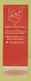 Matchbook Cover - Ohio Curtis Cleaners Dyers Columbus OH