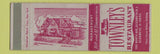 Matchbook Cover - Townley's Restaurant Elizabeth NJ