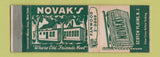Matchbook Cover - Novak's Restaurant Scotch Plains NY WEAR