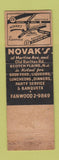 Matchbook Cover - Novak's Restaurant Scotch Plains NY WEAR