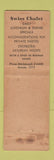 Matchbook Cover - Swiss Chalet Ramsey NJ Roselle Park feature WEAR