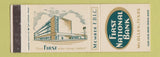 Matchbook Cover - First National Bank McAllen TX