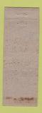 Matchbook Cover - Fleet Wing oil gas Lowell Bockbrader Motel Pemberville OH