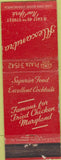 Matchbook Cover - Alexandra New York City WEAR