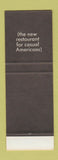 Matchbook Cover - Ground Floor Cafe New York City SAMPLE Full Length