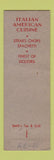 Matchbook Cover - Smith's Rstaurant Providence RI