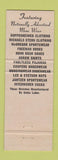 Matchbook Cover - Eklund Men's Clothes Minneapolis MN