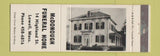 Matchbook Cover - McDonough Funeral Home Lowell MA WEAR