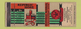 Matchbook Cover - Republic Hose Indianapolis IN WEAR