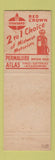Matchbook Cover - JC Hamilton Standard oil gas Mattoon IL