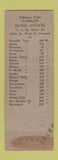 Matchbook Cover - Carlon Hotel Courts Houston TX WEAR