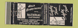 Matchbook Cover - National Fasteners Cleveland OH WORN