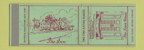 Matchbook Cover - The Inn Town House Bernardsville Morristown NJ