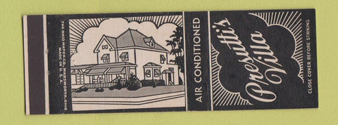 Matchbook Cover - Presutti's Villa Grandview Heights OH