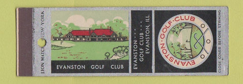Matchbook Cover - Evanston Golf Club IL SAMPLE