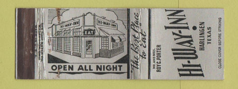 Matchbook Cover - Hi Way Inn Harlingen TX WEAR #1