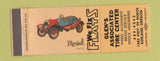 Matchbook Cover - Glen's Associated Tire Center Ashland OR