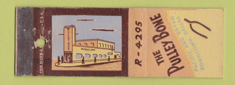 Matchbook Cover - The Pulley Bone Dallas TX WEAR