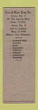 Matchbook Cover - Conrad Marr Drug Midwest City OK