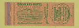 Matchbook Cover - Douglass Hotel Big Spring TX WEAR