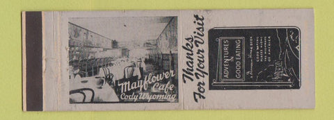 Matchbook Cover - Mayflower Cafe Cody WY GRAY #1