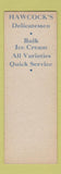 Matchbook Cover - Hawcock's Cafe Monmouth IL SAMPLE
