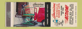Matchbook Cover - American Hydraulic Scissor Lifts Tacoma WA WEAR