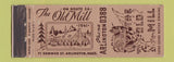 Matchbook Cover - The Old Mill Arlington MA