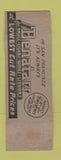 Matchbook Cover - Benatars Drugs San Francisco CA SAMPLE WEAR