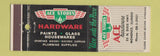 Matchbook Cover - Ace Hardware Momence IL