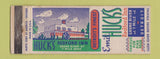 Matchbook Cover - Emil Huck's Redford Inn Detroit MI WORN