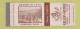 Matchbook Cover - Keller & George Jewelry Opticians Charlotteville VA