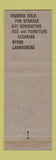 Matchbook Cover - Beck and Beck Cleaning PA