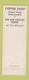 Matchbook Cover - La Bonte Hotel Jackalope Douglas WY