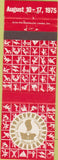 Matchbook Cover - Jeux Western Canada Games 1995