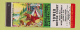 Matchbook Cover - Tower Motor Court Luray VA