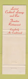 Matchbook Cover - Frontier Motor Court Cheyenne WY WEAR