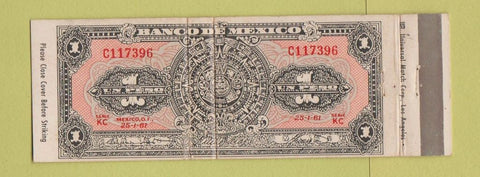 Matchbook Cover - Royal Peso Mexican Food Inglewood Gardena CA Full Length