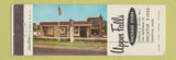 Matchbook Cover - Upper Falls Liquor Newton MA